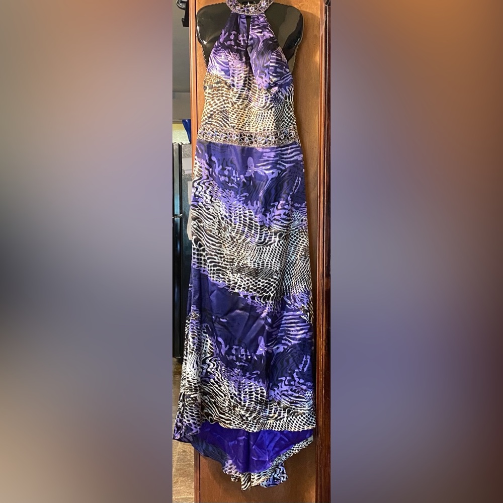 Tiffany Designs formal gown size 10 with sweeping train